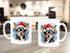 Tasse Hunde-Motiv Weihnachten Weihnachtsmütze lustig Hunderassen Geschenk Hundebesitzer Aquarell SpecialMe®preview