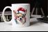 Tasse Hunde-Motiv Weihnachten Weihnachtsmütze lustig Hunderassen Geschenk Hundebesitzer Aquarell SpecialMe®preview