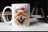 Tasse Hunde-Motiv Weihnachten Weihnachtsmütze lustig Hunderassen Geschenk Hundebesitzer Aquarell SpecialMe®preview