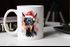 Tasse Hunde-Motiv Weihnachten Weihnachtsmütze lustig Hunderassen Geschenk Hundebesitzer Aquarell SpecialMe®preview