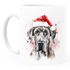 Tasse Hunde-Motiv Weihnachten Weihnachtsmütze lustig Hunderassen Geschenk Hundebesitzer Aquarell SpecialMe®preview