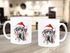 Tasse Hunde-Motiv Weihnachten Weihnachtsmütze lustig Hunderassen Geschenk Hundebesitzer Aquarell SpecialMe®preview