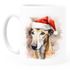 Tasse Hunde-Motiv Weihnachten Weihnachtsmütze lustig Hunderassen Geschenk Hundebesitzer Aquarell SpecialMe®preview