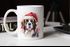 Tasse Hunde-Motiv Weihnachten Weihnachtsmütze lustig Hunderassen Geschenk Hundebesitzer Aquarell SpecialMe®preview