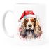 Tasse Hunde-Motiv Weihnachten Weihnachtsmütze lustig Hunderassen Geschenk Hundebesitzer Aquarell SpecialMe®preview