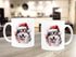 Tasse Hunde-Motiv Weihnachten Weihnachtsmütze lustig Hunderassen Geschenk Hundebesitzer Aquarell SpecialMe®preview