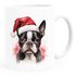 Tasse Hunde-Motiv Weihnachten Weihnachtsmütze lustig Hunderassen Geschenk Hundebesitzer Aquarell SpecialMe®preview