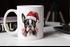 Tasse Hunde-Motiv Weihnachten Weihnachtsmütze lustig Hunderassen Geschenk Hundebesitzer Aquarell SpecialMe®preview