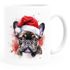 Tasse Hunde-Motiv Weihnachten Weihnachtsmütze lustig Hunderassen Geschenk Hundebesitzer Aquarell SpecialMe®preview