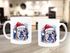 Tasse Hunde-Motiv Weihnachten Weihnachtsmütze lustig Hunderassen Geschenk Hundebesitzer Aquarell SpecialMe®preview