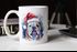 Tasse Hunde-Motiv Weihnachten Weihnachtsmütze lustig Hunderassen Geschenk Hundebesitzer Aquarell SpecialMe®preview