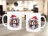 Tasse Hunde-Motiv Weihnachten Weihnachtsmütze lustig Hunderassen Geschenk Hundebesitzer Aquarell SpecialMe®preview