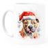 Tasse Hunde-Motiv Weihnachten Weihnachtsmütze lustig Hunderassen Geschenk Hundebesitzer Aquarell SpecialMe®preview