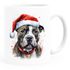 Tasse Hunde-Motiv Weihnachten Weihnachtsmütze lustig Hunderassen Geschenk Hundebesitzer Aquarell SpecialMe®preview