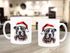 Tasse Hunde-Motiv Weihnachten Weihnachtsmütze lustig Hunderassen Geschenk Hundebesitzer Aquarell SpecialMe®preview