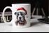 Tasse Hunde-Motiv Weihnachten Weihnachtsmütze lustig Hunderassen Geschenk Hundebesitzer Aquarell SpecialMe®preview