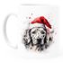 Tasse Hunde-Motiv Weihnachten Weihnachtsmütze lustig Hunderassen Geschenk Hundebesitzer Aquarell SpecialMe®preview