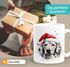 Tasse Hunde-Motiv Weihnachten Weihnachtsmütze lustig Hunderassen Geschenk Hundebesitzer Aquarell SpecialMe®preview