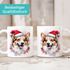 Tasse Hunde-Motiv Weihnachten Weihnachtsmütze lustig Hunderassen Geschenk Hundebesitzer Aquarell SpecialMe®preview