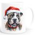 Tasse Hunde-Motiv Weihnachten Weihnachtsmütze lustig Hunderassen Geschenk Hundebesitzer Aquarell SpecialMe®preview