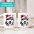 Tasse Hunde-Motiv Weihnachten Weihnachtsmütze lustig Hunderassen Geschenk Hundebesitzer Aquarell SpecialMe®preview