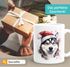 Tasse Hunde-Motiv Weihnachten Weihnachtsmütze lustig Hunderassen Geschenk Hundebesitzer Aquarell SpecialMe®preview