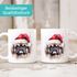 Tasse Hunde-Motiv Weihnachten Weihnachtsmütze lustig Hunderassen Geschenk Hundebesitzer Aquarell SpecialMe®preview
