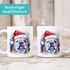 Tasse Hunde-Motiv Weihnachten Weihnachtsmütze lustig Hunderassen Geschenk Hundebesitzer Aquarell SpecialMe®preview