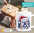 Tasse Hunde-Motiv Weihnachten Weihnachtsmütze lustig Hunderassen Geschenk Hundebesitzer Aquarell SpecialMe®preview