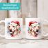Tasse Hunde-Motiv Weihnachten Weihnachtsmütze lustig Hunderassen Geschenk Hundebesitzer Aquarell SpecialMe®preview
