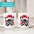 Tasse Hunde-Motiv Weihnachten Weihnachtsmütze lustig Hunderassen Geschenk Hundebesitzer Aquarell SpecialMe®preview