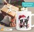 Tasse Hunde-Motiv Weihnachten Weihnachtsmütze lustig Hunderassen Geschenk Hundebesitzer Aquarell SpecialMe®preview