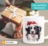 Tasse Hunde-Motiv Weihnachten Weihnachtsmütze lustig Hunderassen Geschenk Hundebesitzer Aquarell SpecialMe®preview