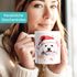 Tasse Hunde-Motiv Weihnachten Weihnachtsmütze lustig Hunderassen Geschenk Hundebesitzer Aquarell SpecialMe®preview