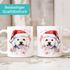 Tasse Hunde-Motiv Weihnachten Weihnachtsmütze lustig Hunderassen Geschenk Hundebesitzer Aquarell SpecialMe®preview