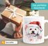 Tasse Hunde-Motiv Weihnachten Weihnachtsmütze lustig Hunderassen Geschenk Hundebesitzer Aquarell SpecialMe®preview