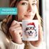 Tasse Hunde-Motiv Weihnachten Weihnachtsmütze lustig Hunderassen Geschenk Hundebesitzer Aquarell SpecialMe®preview