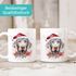 Tasse Hunde-Motiv Weihnachten Weihnachtsmütze lustig Hunderassen Geschenk Hundebesitzer Aquarell SpecialMe®preview