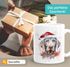 Tasse Hunde-Motiv Weihnachten Weihnachtsmütze lustig Hunderassen Geschenk Hundebesitzer Aquarell SpecialMe®preview