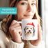 Tasse Hunde-Motiv Weihnachten Weihnachtsmütze lustig Hunderassen Geschenk Hundebesitzer Aquarell SpecialMe®preview