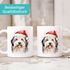 Tasse Hunde-Motiv Weihnachten Weihnachtsmütze lustig Hunderassen Geschenk Hundebesitzer Aquarell SpecialMe®preview