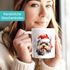 Tasse Hunde-Motiv Weihnachten Weihnachtsmütze lustig Hunderassen Geschenk Hundebesitzer Aquarell SpecialMe®preview