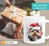 Tasse Hunde-Motiv Weihnachten Weihnachtsmütze lustig Hunderassen Geschenk Hundebesitzer Aquarell SpecialMe®preview