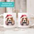 Tasse Hunde-Motiv Weihnachten Weihnachtsmütze lustig Hunderassen Geschenk Hundebesitzer Aquarell SpecialMe®preview