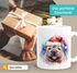 Tasse Hunde-Motiv Weihnachten Weihnachtsmütze lustig Hunderassen Geschenk Hundebesitzer Aquarell SpecialMe®preview