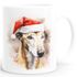 Tasse Hunde-Motiv Weihnachten Weihnachtsmütze lustig Hunderassen Geschenk Hundebesitzer Aquarell SpecialMe®preview