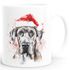 Tasse Hunde-Motiv Weihnachten Weihnachtsmütze lustig Hunderassen Geschenk Hundebesitzer Aquarell SpecialMe®preview