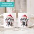 Tasse Hunde-Motiv Weihnachten Weihnachtsmütze lustig Hunderassen Geschenk Hundebesitzer Aquarell SpecialMe®preview