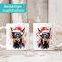 Tasse Hunde-Motiv Weihnachten Weihnachtsmütze lustig Hunderassen Geschenk Hundebesitzer Aquarell SpecialMe®preview