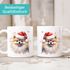 Tasse Hunde-Motiv Weihnachten Weihnachtsmütze lustig Hunderassen Geschenk Hundebesitzer Aquarell SpecialMe®preview